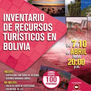 INVENTARIO DE RECURSOS TURÍSTICOS EN BOLIVIA
