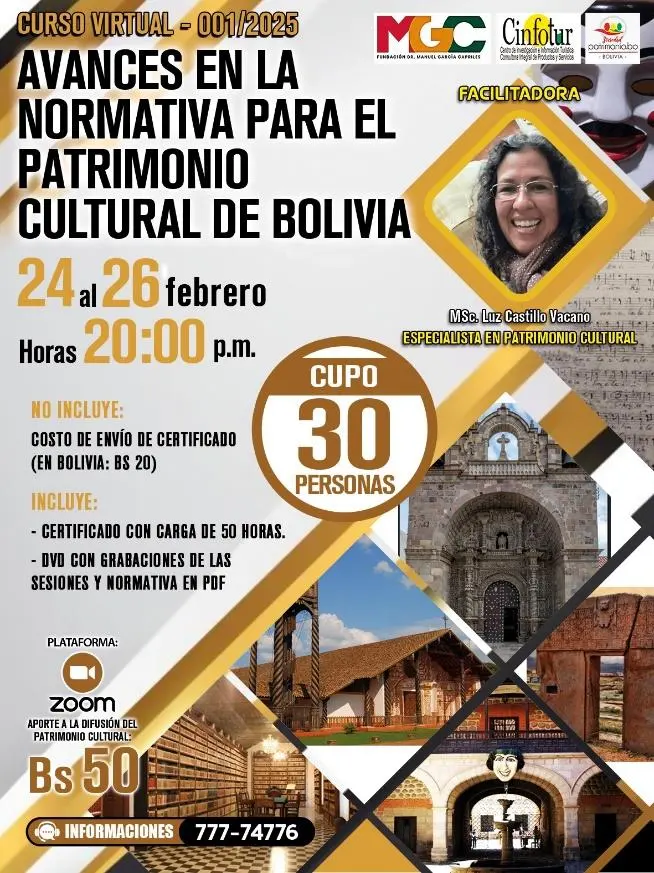 AVANCES EN LA NORMATIVA PARA EL PATRIMONIO CULTURAL DE BOLIVIA