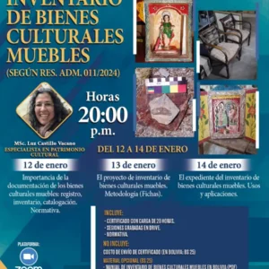 INVENTARIO DE BIENES CULTURALES MUEBLES EN BOLIVIA